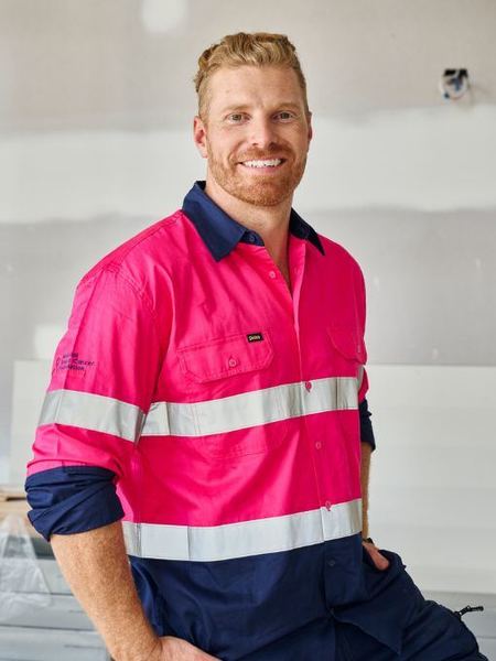 Taped Hi Vis Cool Lightweight Shirt BS6896