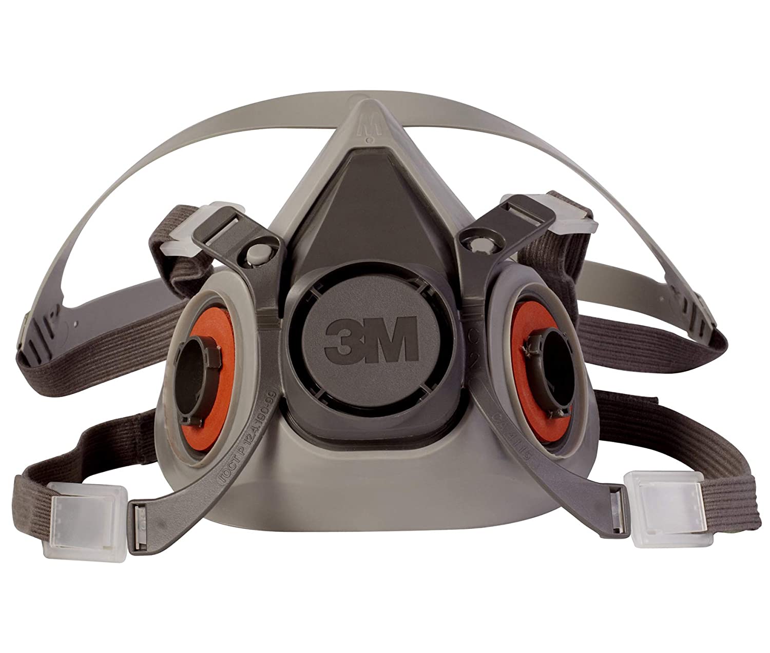 3M Half Facepiece Reusable Respirator 6200, Respiratory Protection, Medium