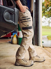 Flx & Move Stretch Canvas Elastic Waist Cargo Pants BPC6338