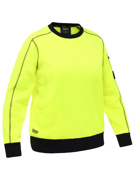 Women's Work Fleece Crew Neck Jumper BKL6722