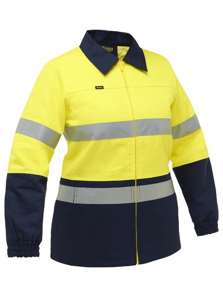 Women's Taped Hi Vis Drill Jacket BKL6710T