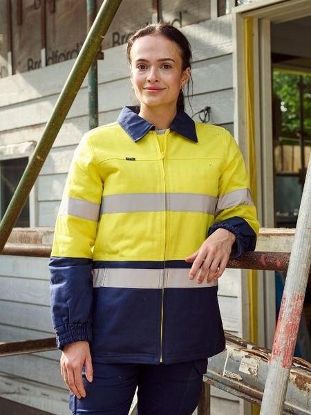 Women's Taped Hi Vis Drill Jacket BKL6710T