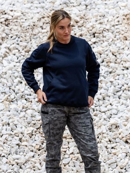 Women's Fleece Crew Neck Jumper BKL6723