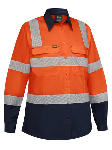 Women's Taped Biomotion Hi Vis Cool Lightweight Vented Shirt BL6396T