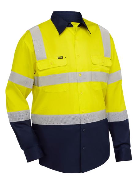Mens Taped Biomotion Hi Vis Cool Lightweight Vented Shirt BS6396T
