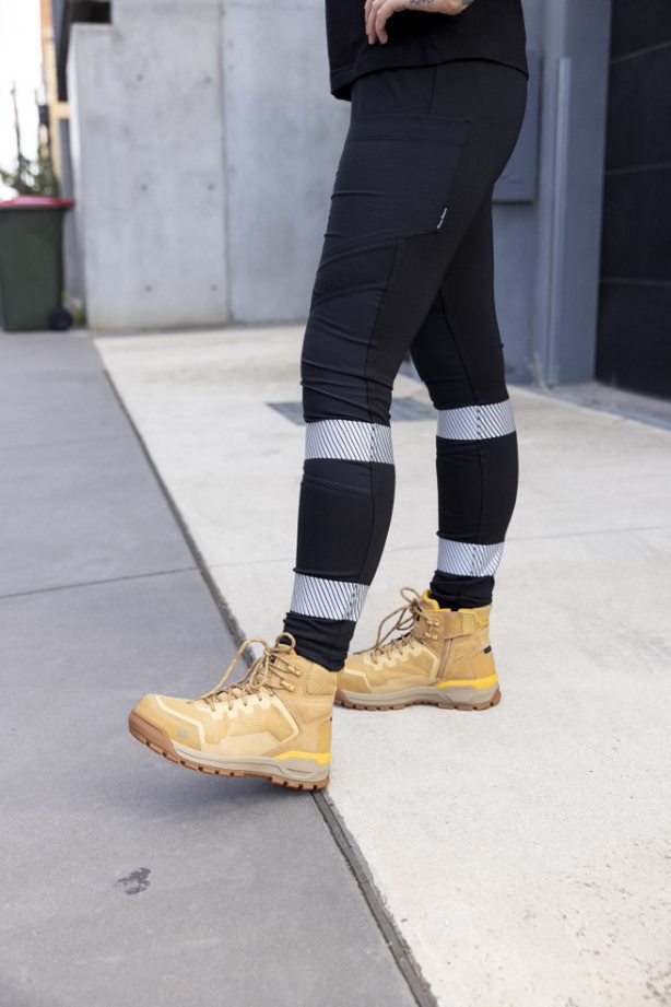 CAT Women's Stretch Leggings With Tape