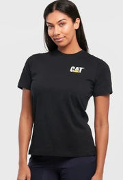 CAT Women's S/S Trademark Tee