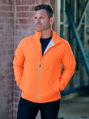 Men's Packable Lightweight Ripstop Rain Jacket BJ6707