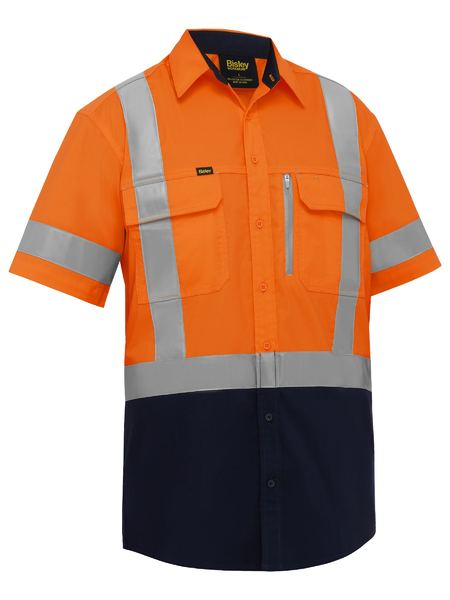 X Taped Hi Vis Stretch Cotton Shirt BS1176XT