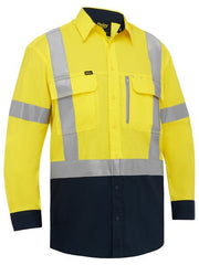X Taped Hi Vis Stretch Cotton Shirt BS6176XT