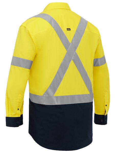 X Taped Hi Vis Stretch Cotton Shirt BS6176XT