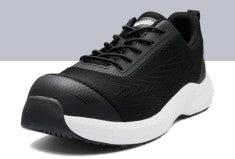 Unisex Safety Jogger Composite Toe Cap Black and White