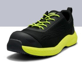 Men's Safety Jogger Composite Toe Cap Black Yellow