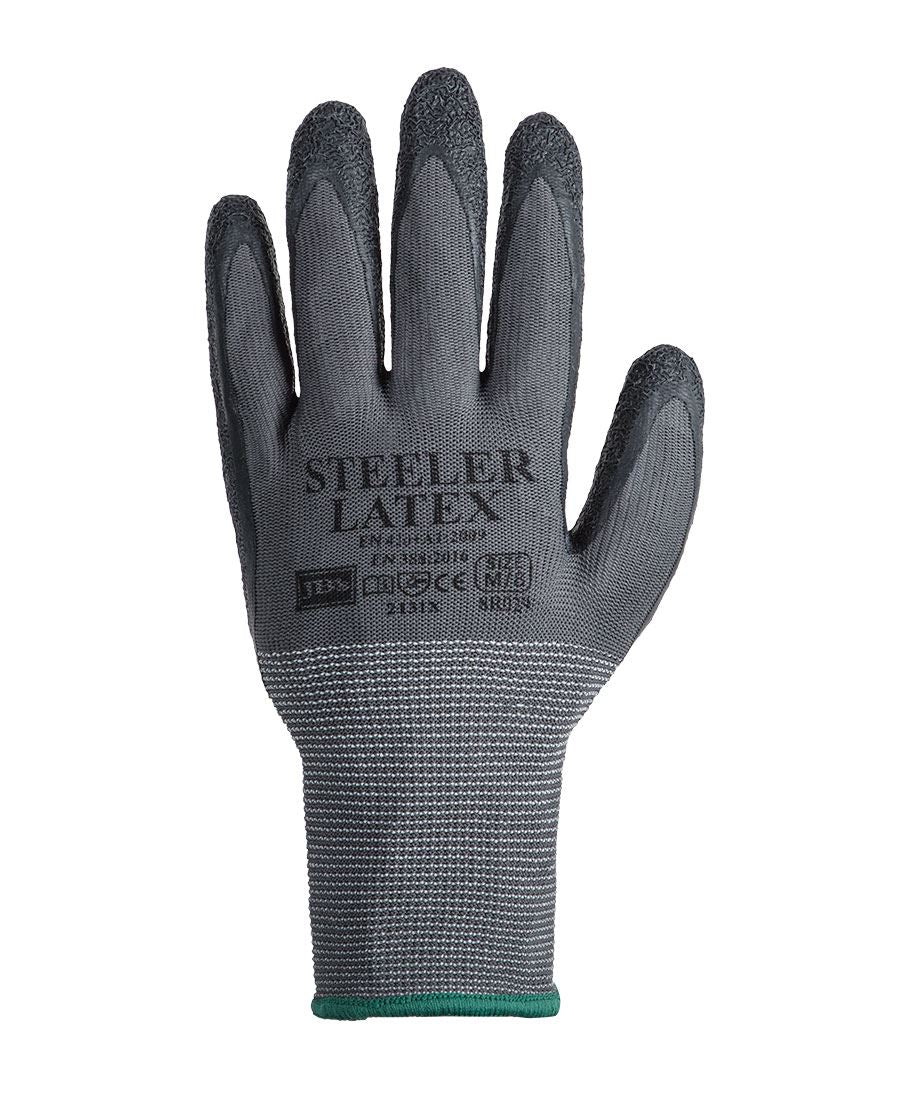 JB's Steeler Latex Crinkle Glove (12 pack) 8R029