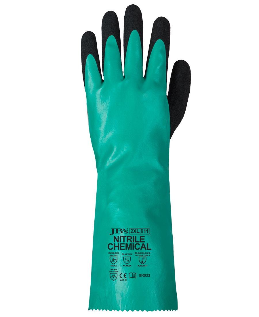 JB's Type A Nitrile Chemical Glove 8R033