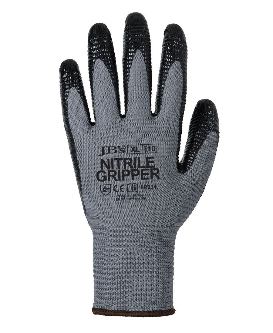 JB's Nitrile Gripper Glove (12 Pack) 8R034