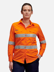 Women's Workcool 2 Hi Vis Reflective Work Shirt