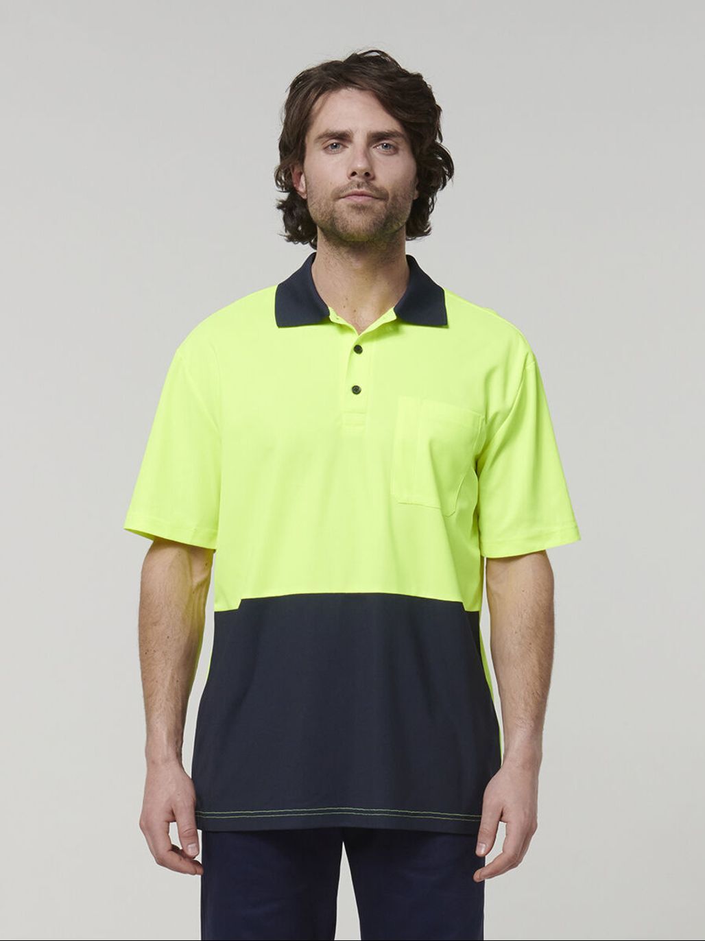 Core Hi Vis Short Sleeve Splice Polo 19616