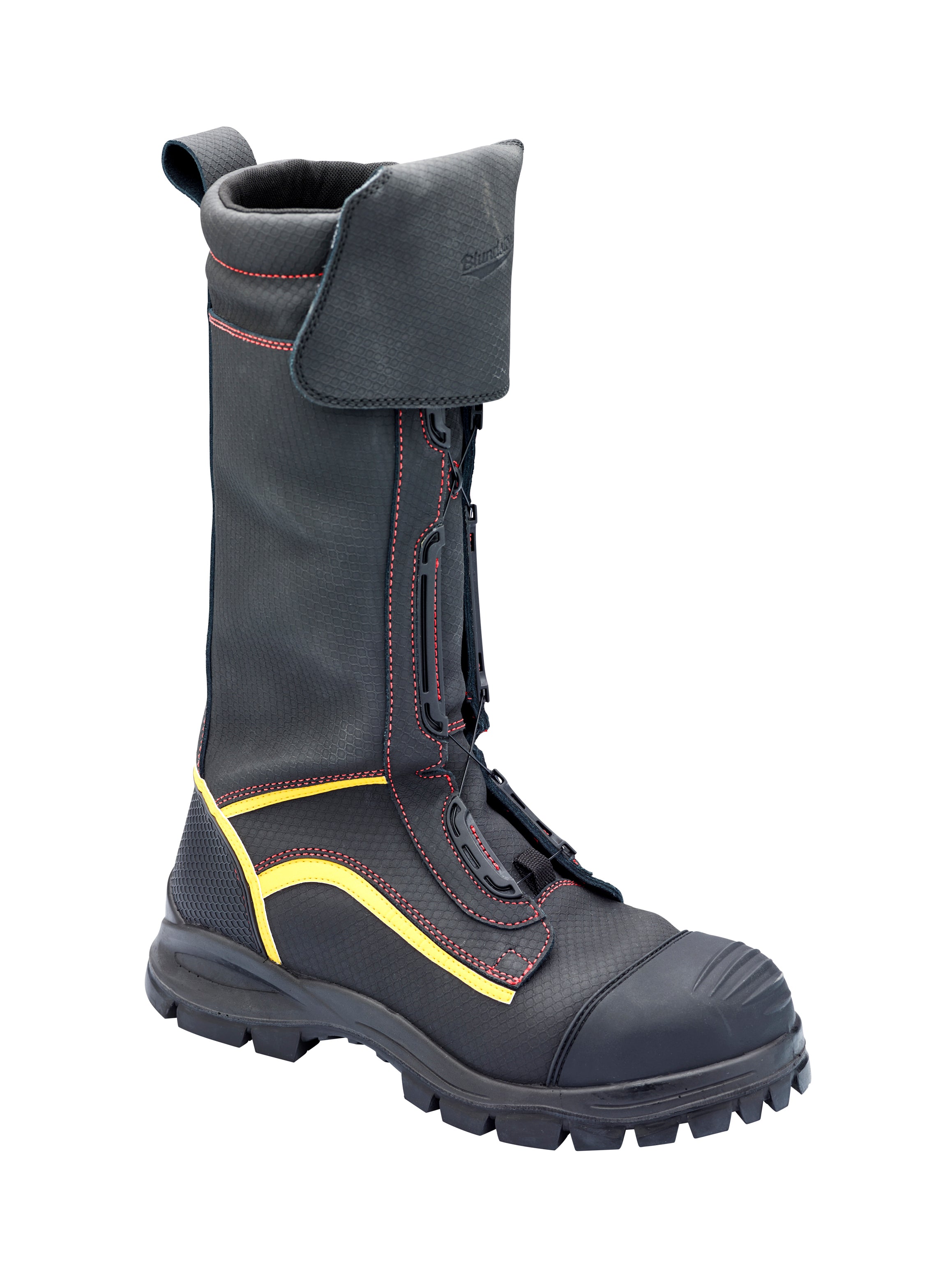 Blundstone Black Waterproof 350mm Leather Mining Boot