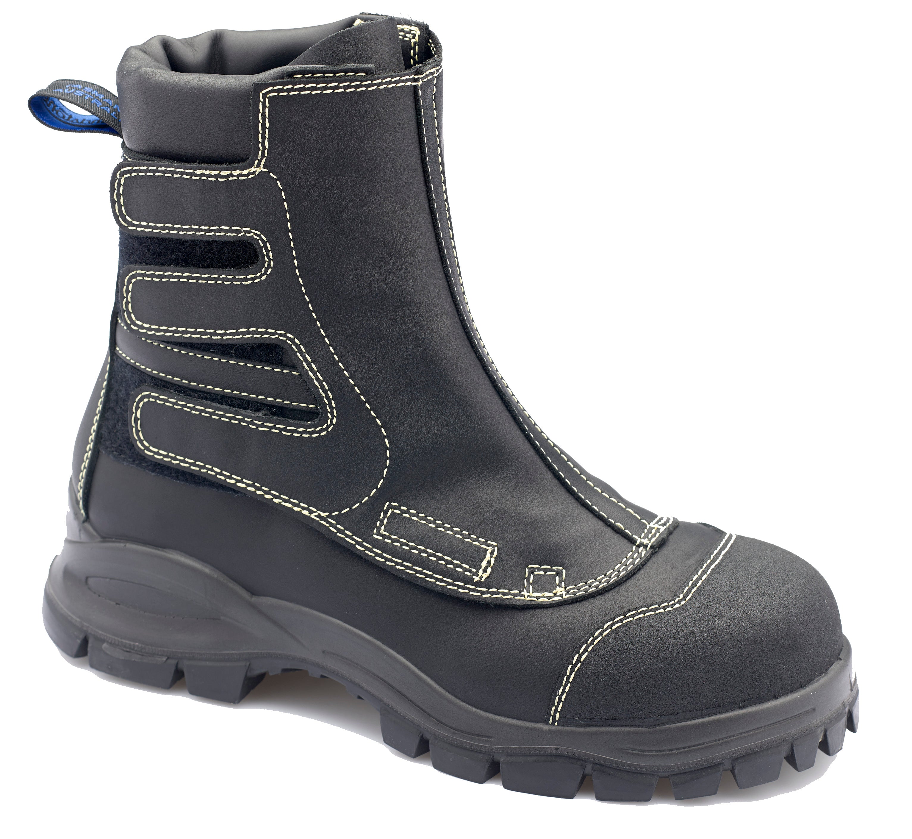 Blundstone Black Flame Retardant Smelter Boot With Scuff Cap