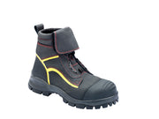 Black Wr Lace Up 185mm High Leg Boot