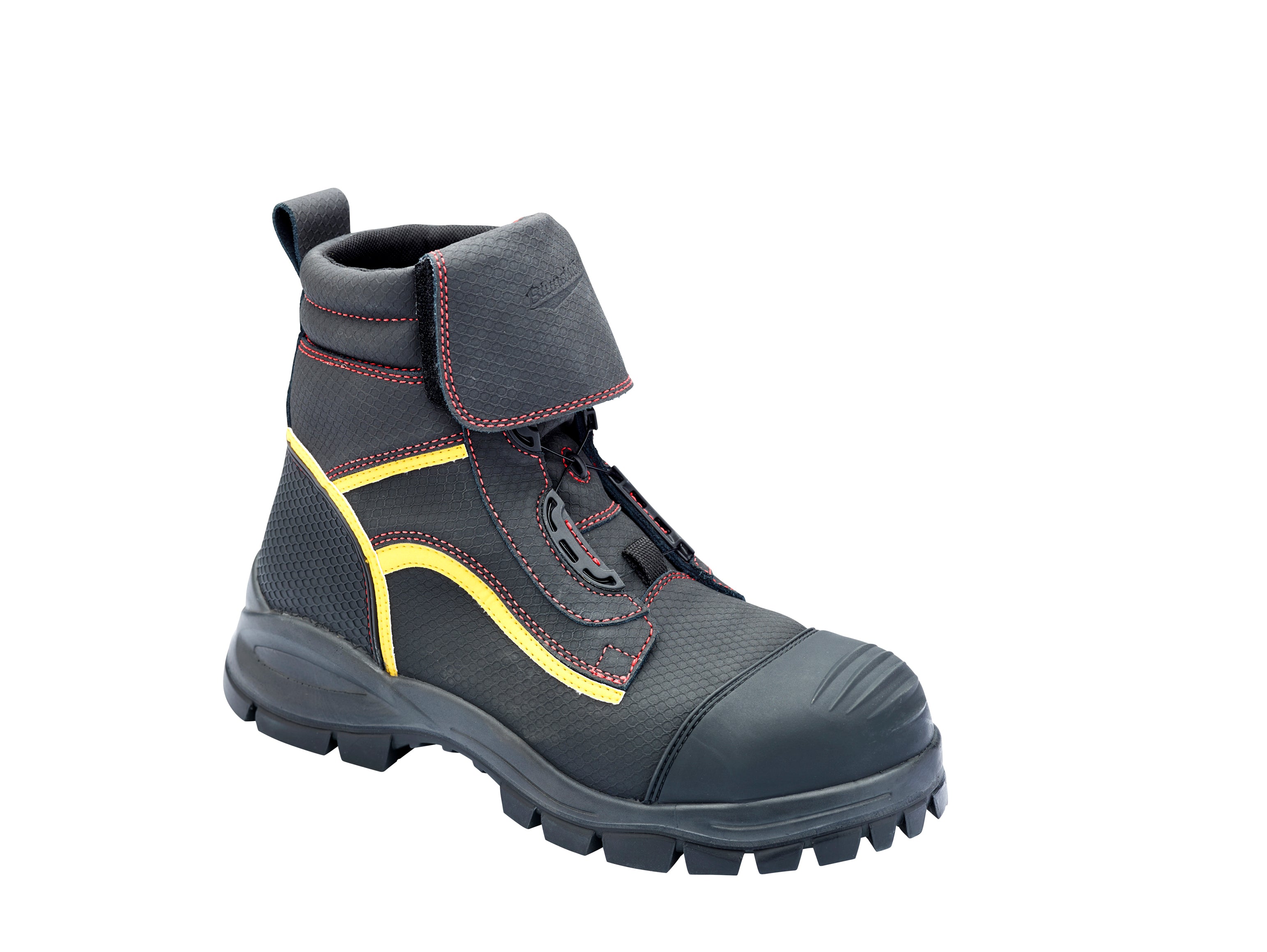 Black Wr Lace Up 185mm High Leg Boot