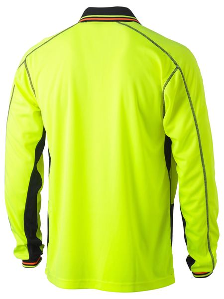 Hi Vis Polyester Mesh Polo Bk6219