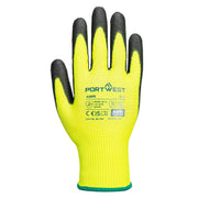 A625 - Vis-tex Cut Resistant Glove - PU Yellow/Black