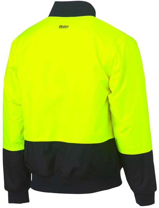 Two Tone Hi Vis Bomber Jacket