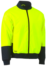 Two Tone Hi Vis Bomber Jacket