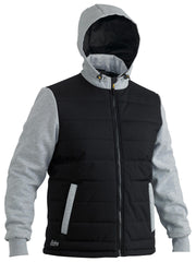 Bisley Flex & Move Contrast Puffer Fleece Hooded BJ6944