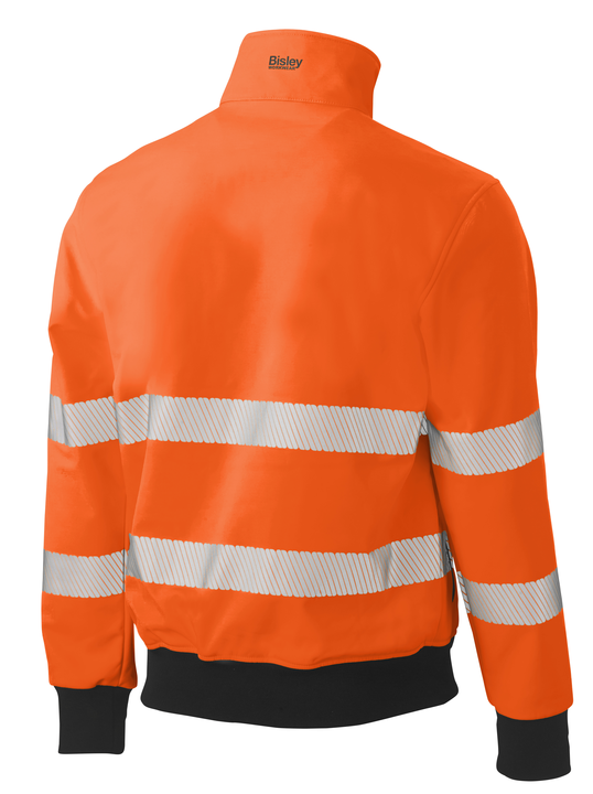 Taped Hi Vis Soft Shell Bomber Jacket