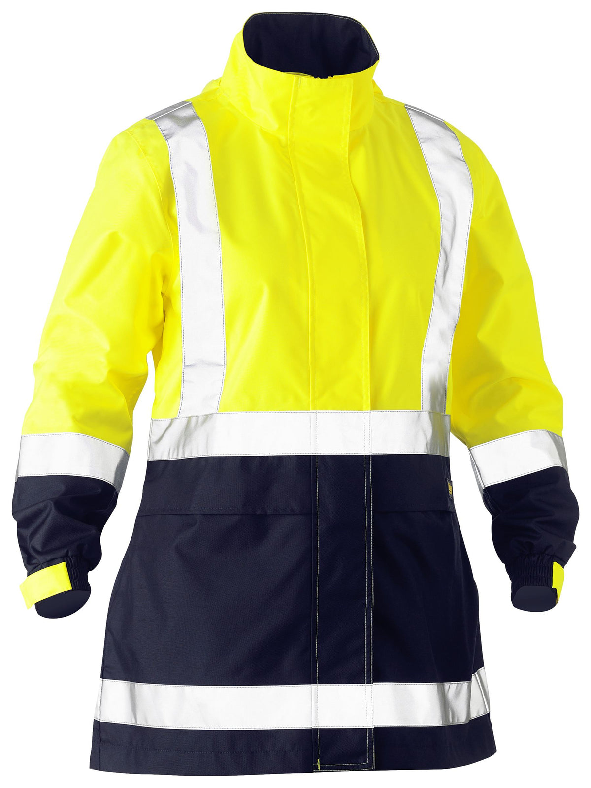 Women's H Taped Two Tone Hi Vis Rain Jacket BJL6966T