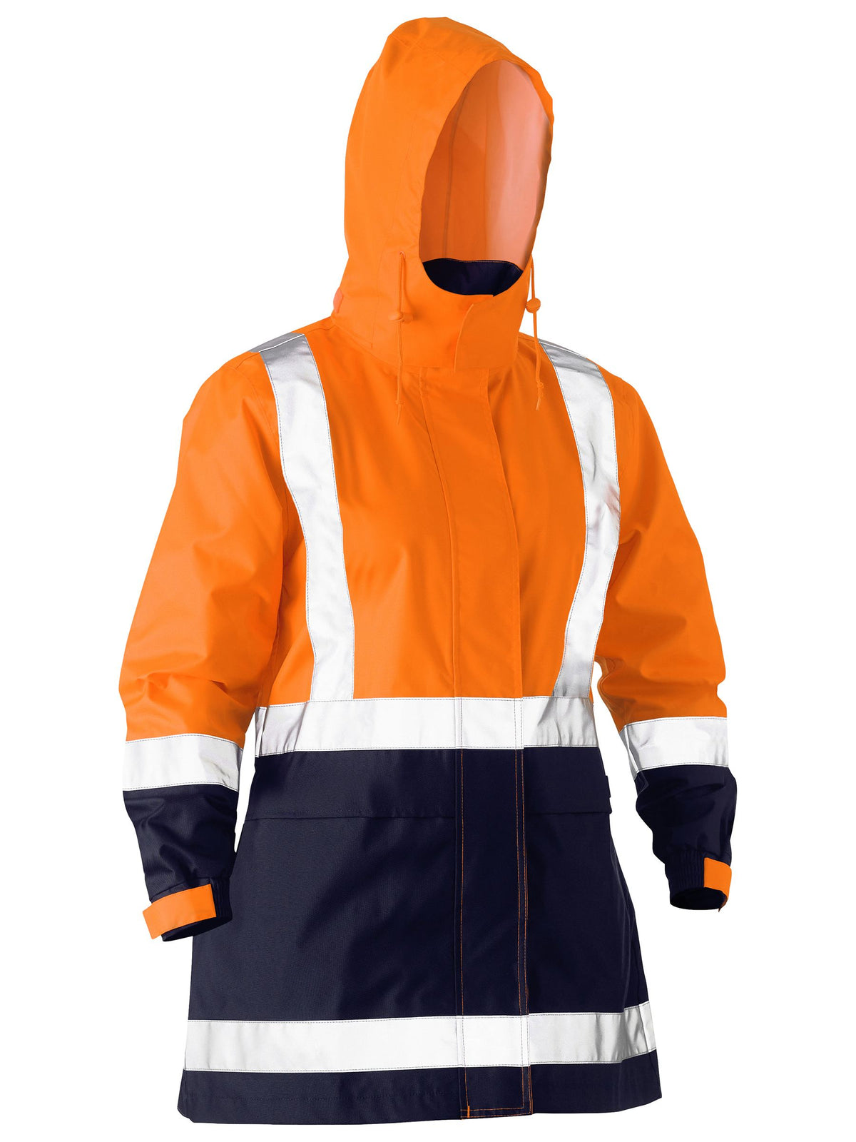 Women's H Taped Two Tone Hi Vis Rain Jacket BJL6966T