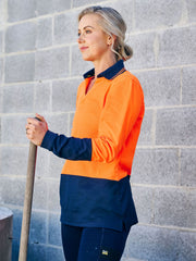 Women's Hi Vis V-Neck Polo BKL6234