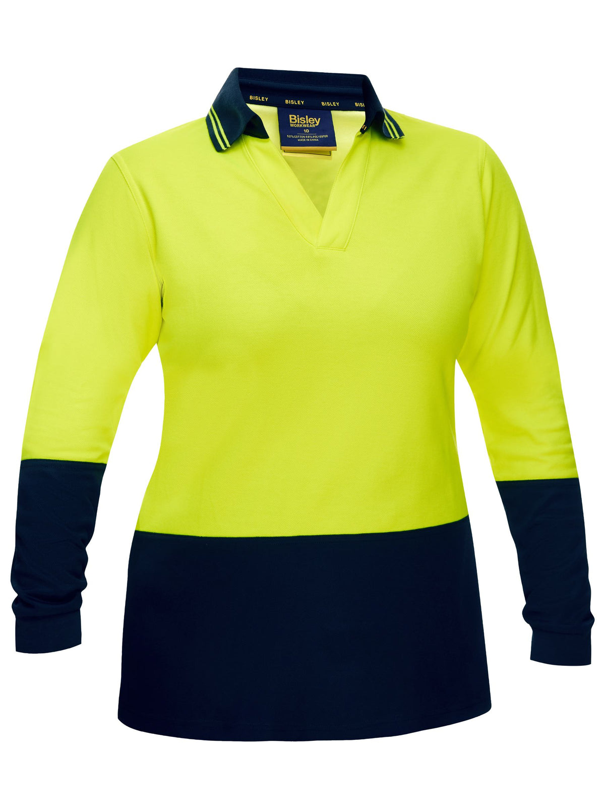 Women's Hi Vis V-Neck Polo BKL6234