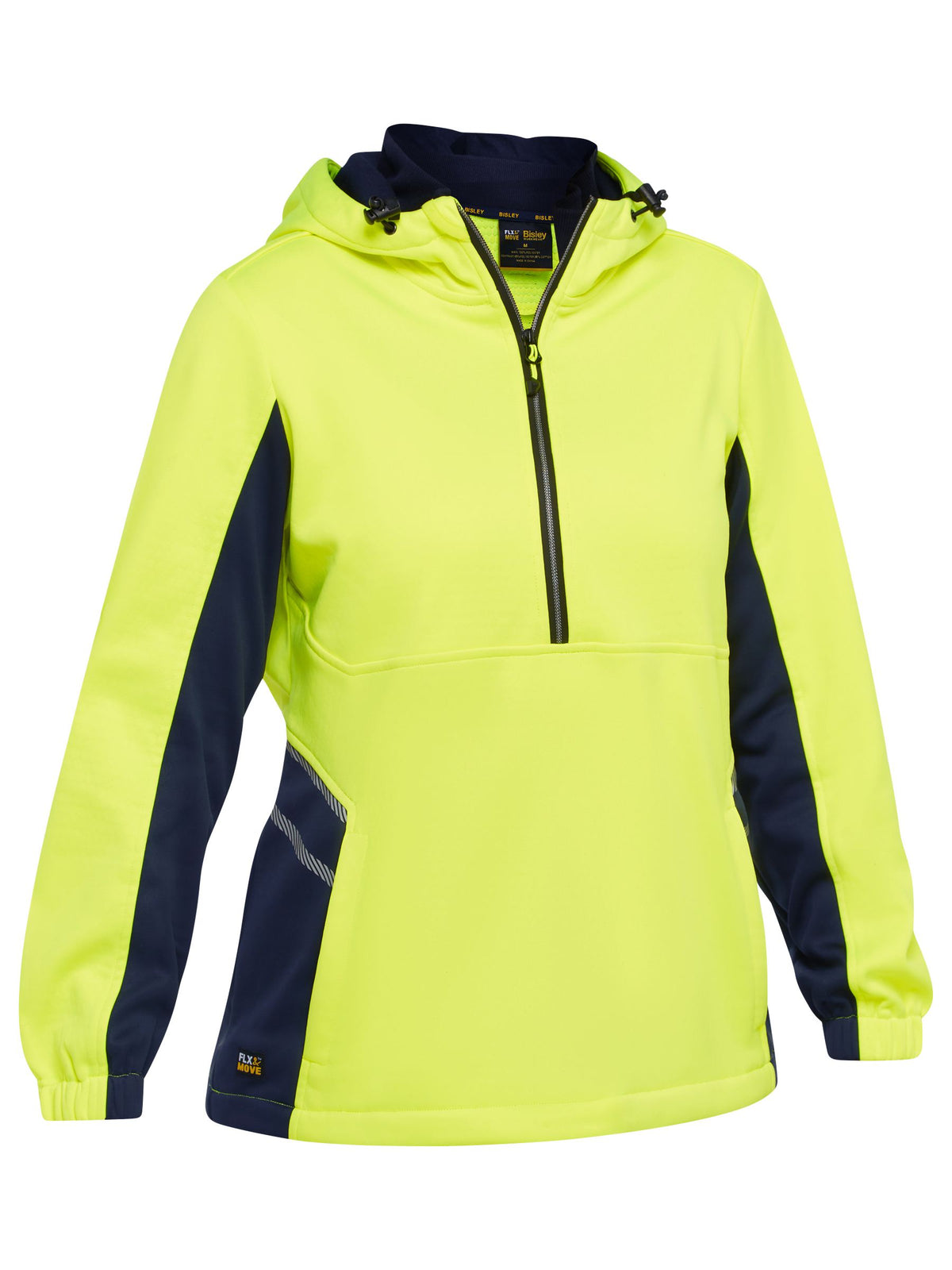Women's Hi Vis Liquid Repellent Fleece Hoodie BKL6571
