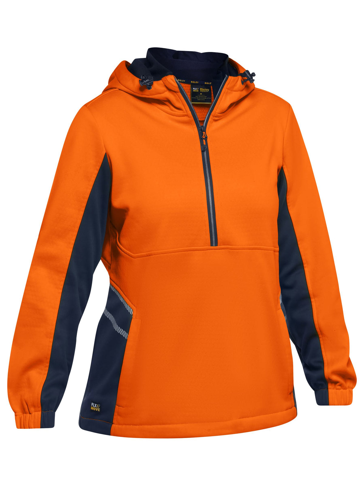 Women's Hi Vis Liquid Repellent Fleece Hoodie BKL6571