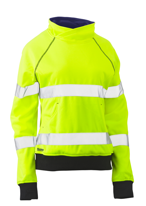 Women's Taped Hi Vis Fleece Jumper