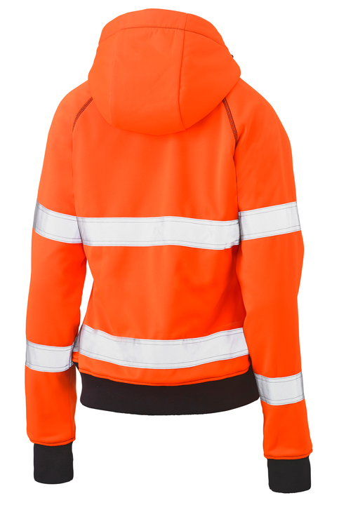 Women's Taped Hi Vis Fleece Hoodie
