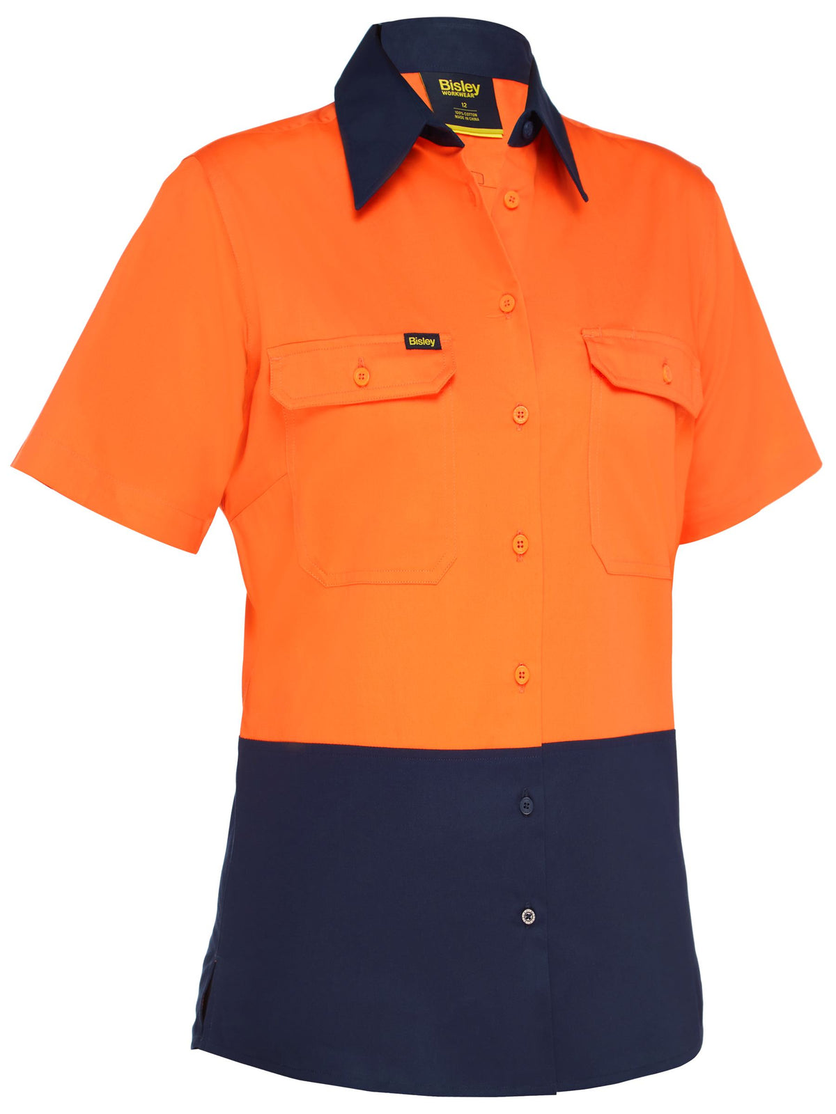 Women's Cool Lightweight Hi Vis Drill Shirt BL1895
