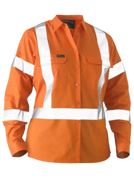 Women's Recycle X Taped Hi Vis Drill Shirt