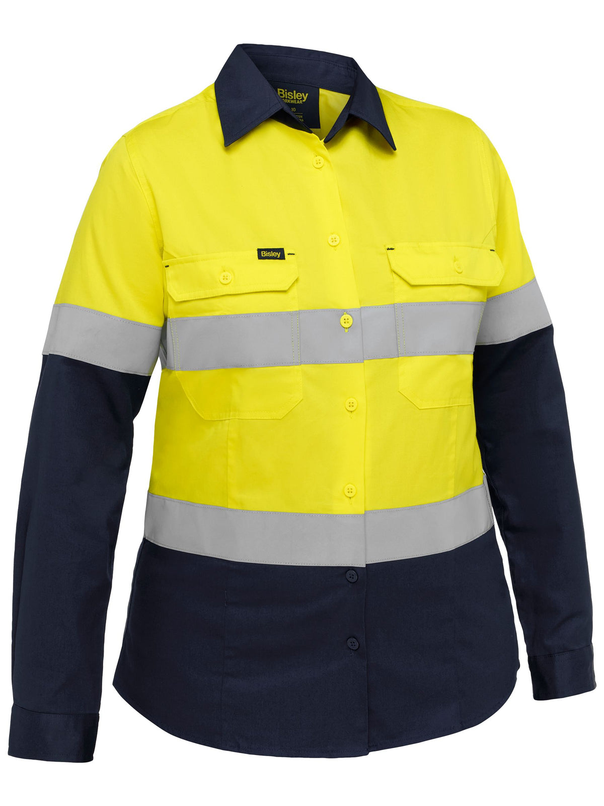 Industrial Women's Taped Hi Vis Cool Lightweight Vented Shirt BL6390T