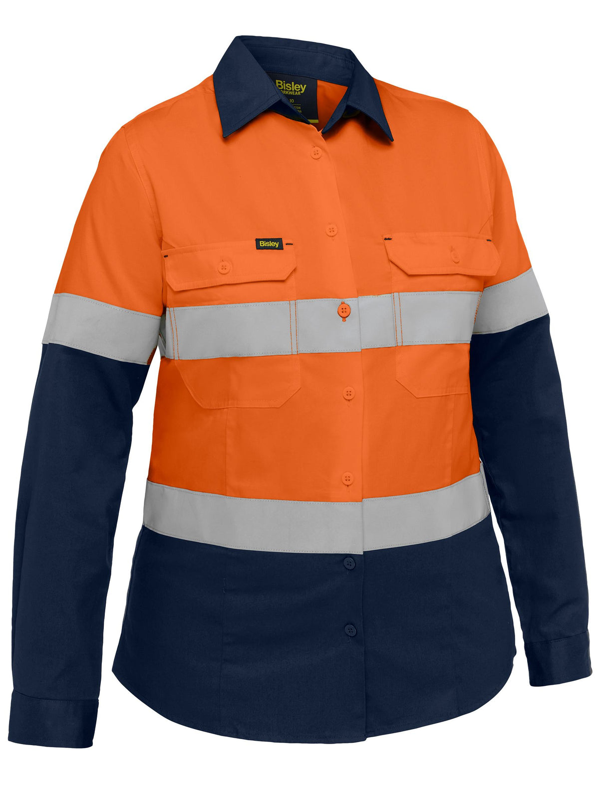 Industrial Women's Taped Hi Vis Cool Lightweight Vented Shirt BL6390T