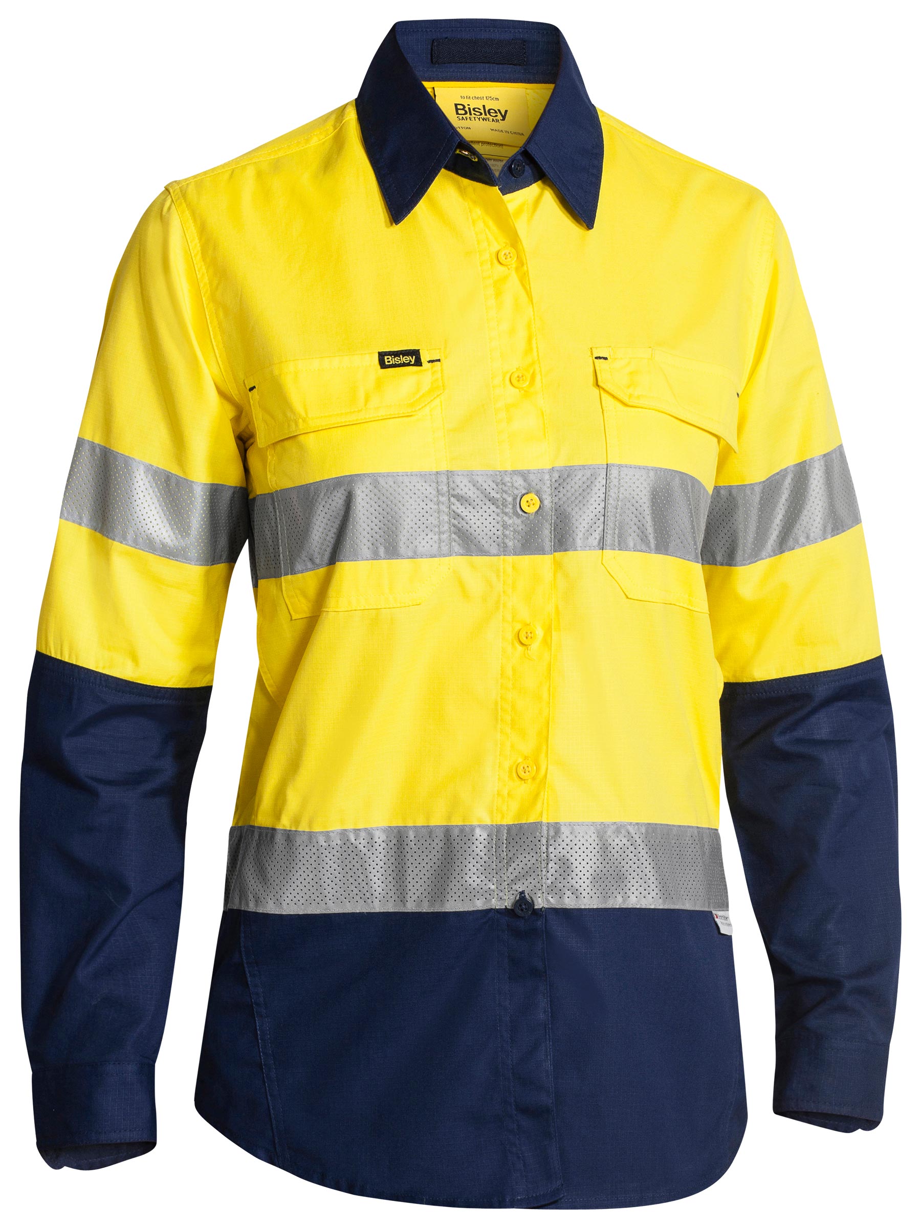 Women's 3M Taped X Airflow Ripstop Hi Vis Shirt - Long Sleeve