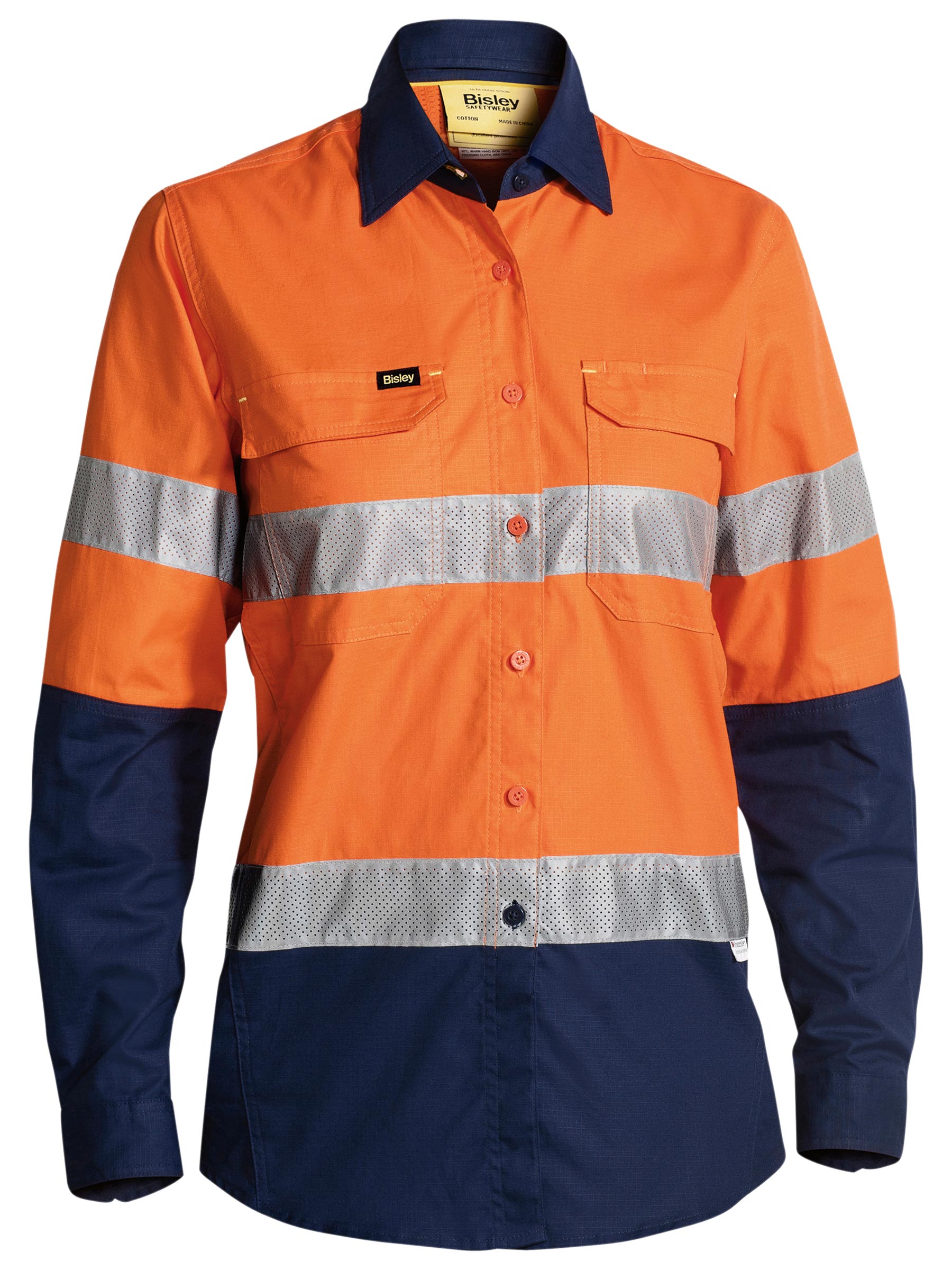 Women's 3M Taped X Airflow Ripstop Hi Vis Shirt - Long Sleeve