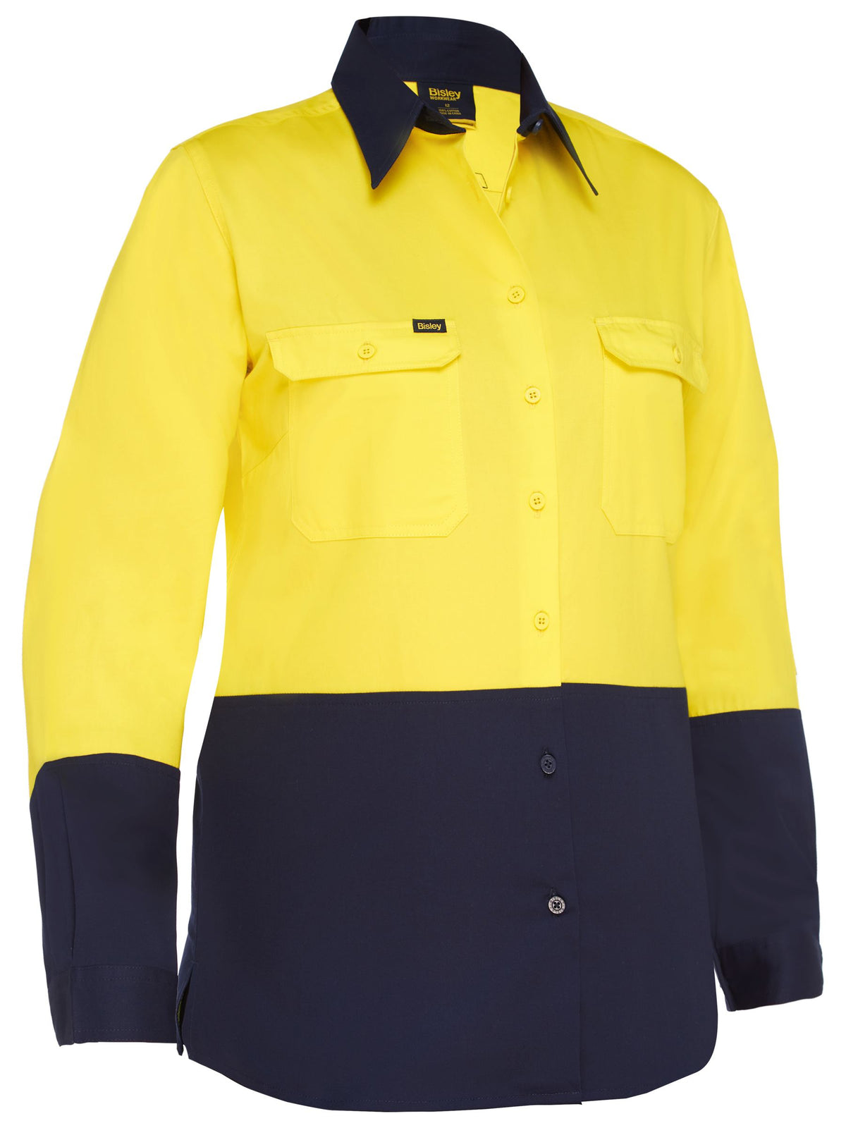 Women's Cool Lightweight Hi Vis Drill Shirt BL6895