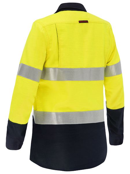 Apex 185 Women's Taped Hi Vis Fr Vented Shirt