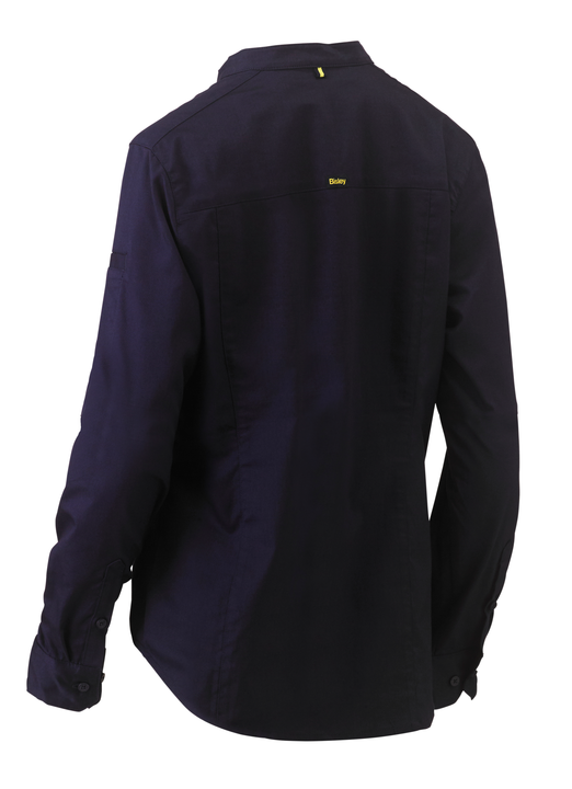 Women's Stretch V-neck Closed Front Shirt
