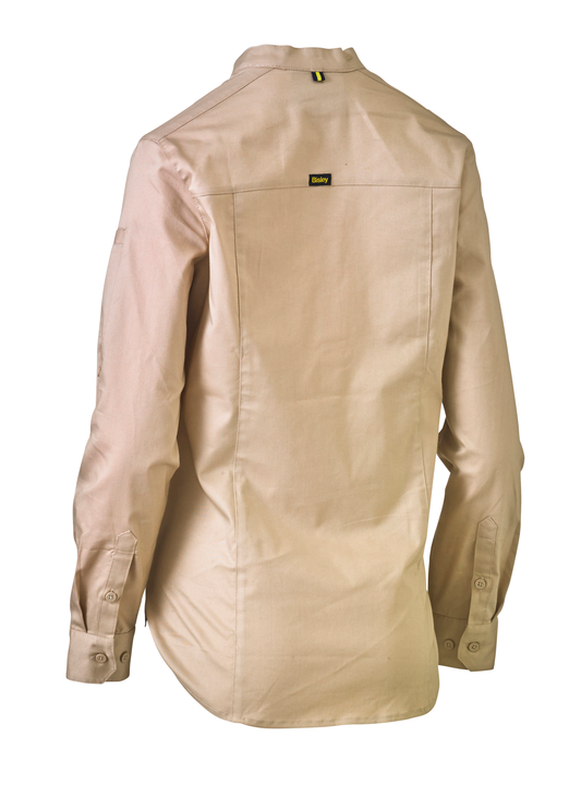 Women's Stretch V-neck Closed Front Shirt